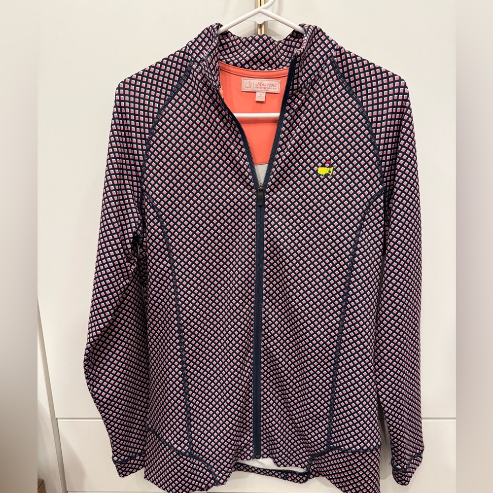 Masters by Peter Millar Navy and Orange Women's Jacket